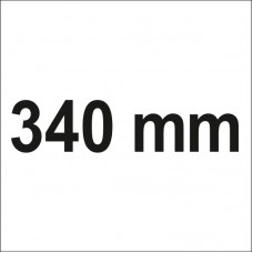 YT-8886 YATO Minilopata din otel cromat 340 mm..